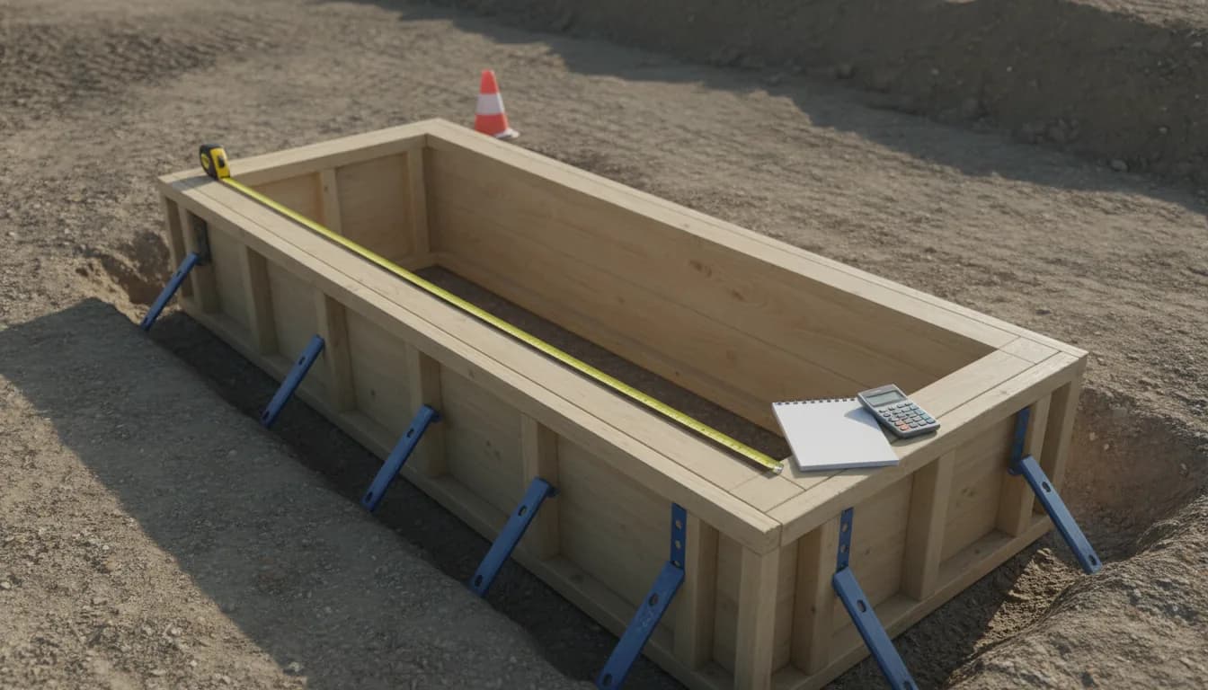 Comment calculer un volume de béton sans se tromper : dalle, fondation, poteau, escalier