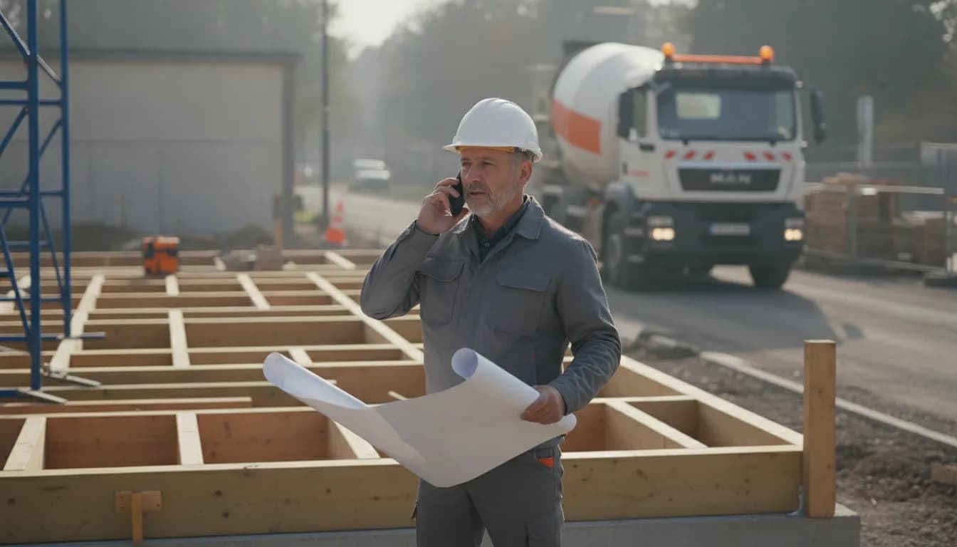 Commander du béton : les 7 questions que la centrale va vous poser